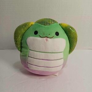 Squishmallows Green‎ Snake Plush Toy Jazwares Original 5 Inch Stuffed Animal